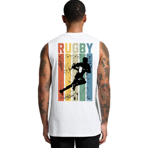 Rugby Stripe Active Tank Singlet