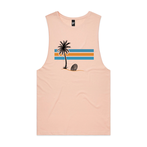 Lazy Pacifica Beach Rugby Tank Singlet
