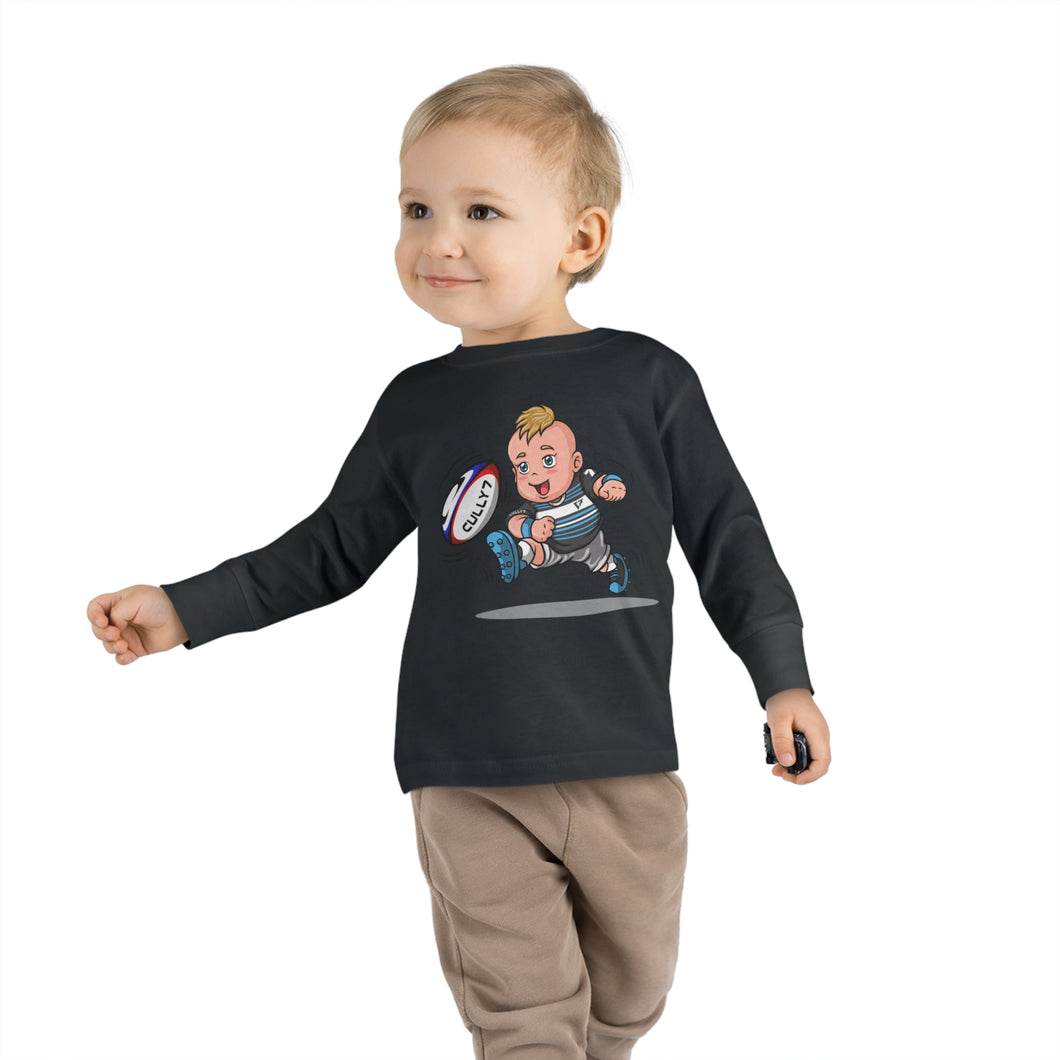 Cully7 Rugby's Toddler Boy Game Long Sleeve Tee