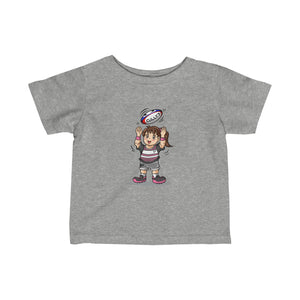 Cully7 Rugby Toddler Girl Tee