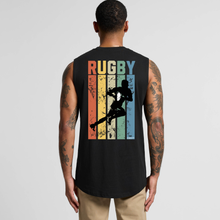 Load image into Gallery viewer, Rugby Stripe Active Tank Singlet