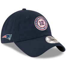 Load image into Gallery viewer, New Era Tom Brady New England Patriots Navy 6-Time Super Bowl Champions GOAT Circle 9TWENTY Adjustable Hat
