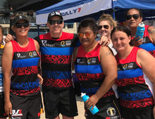 Load image into Gallery viewer, Beach Rugby Australia International Pacifica Team Singlet  (Authentic Design) - Cully7 Apparel