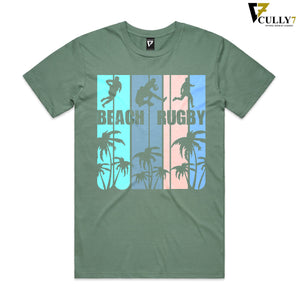 Tropical Beach Rugby T-Shirt - Cully7 Apparel