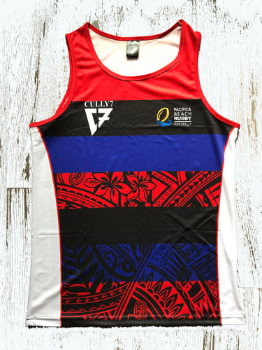 Beach Rugby Australia International Pacifica Team Singlet  (Authentic Design) - Cully7 Apparel